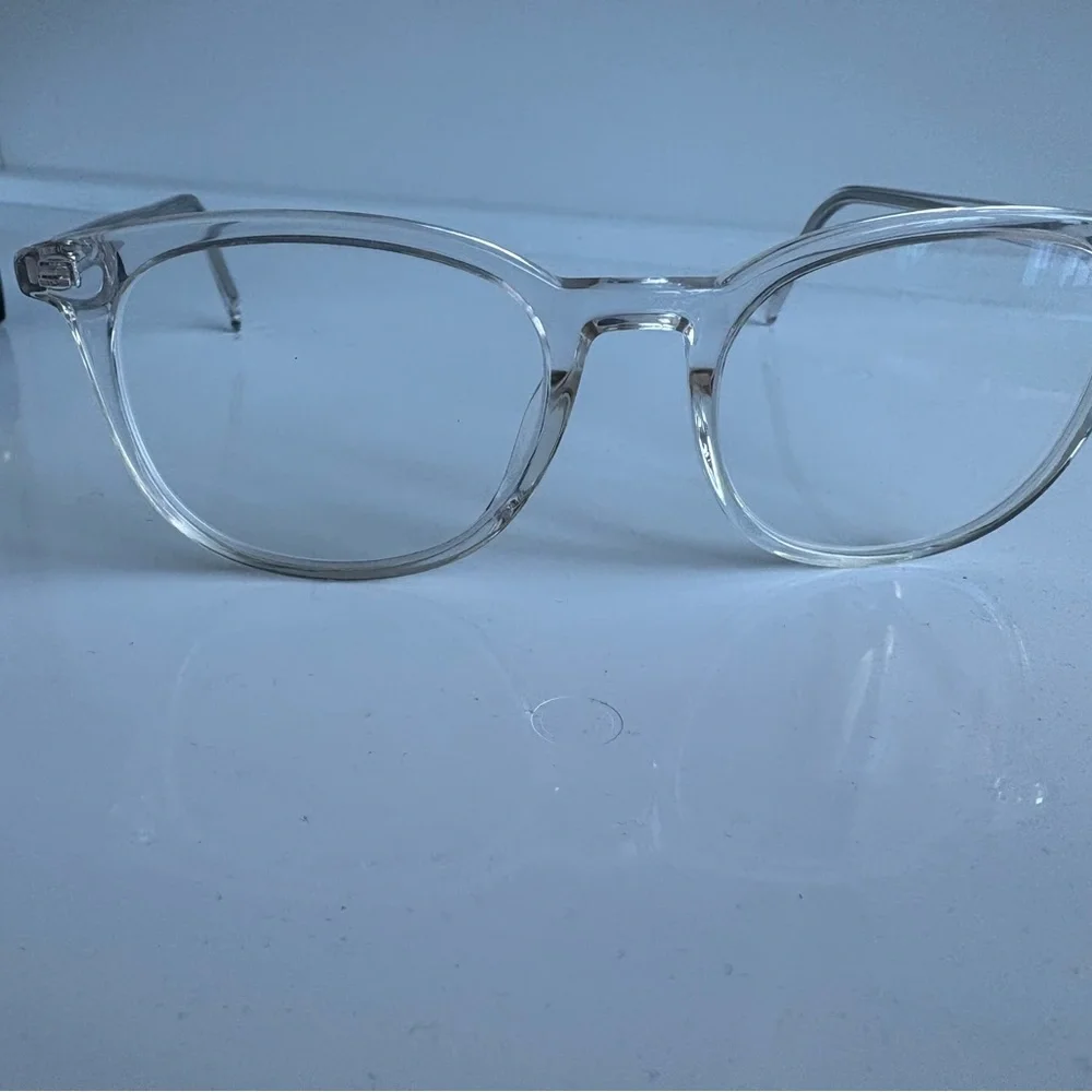 Warby Parker Durand XW 668 Eyeglasses Frames 55-20-150 Pink Clear